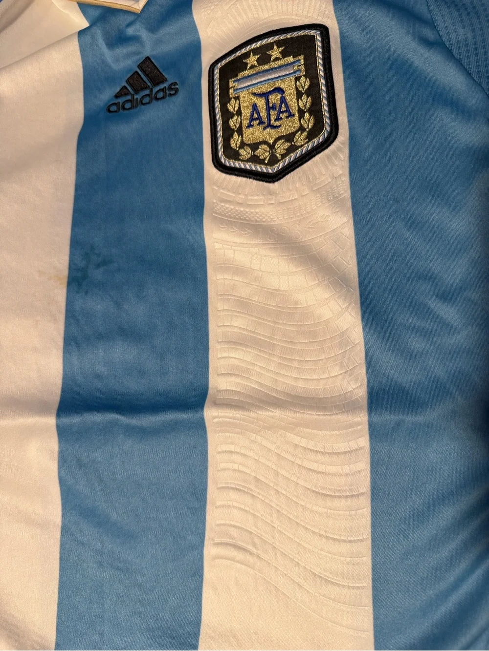 adidas 2011/2013 Argentina home men’s Soccer Jersey size L made in Argentina